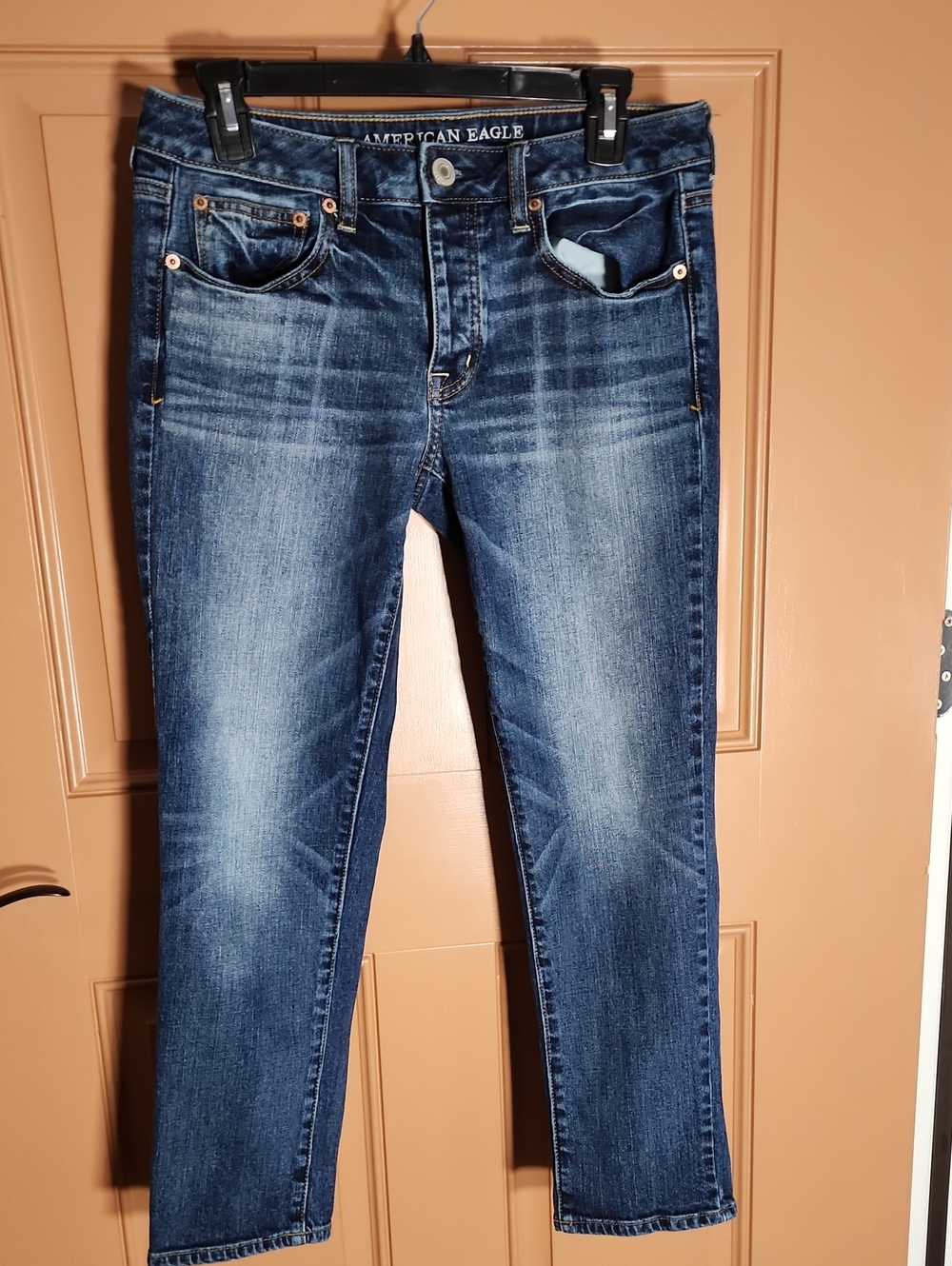 American Eagle Outfitters Dark Blue Boy Crop